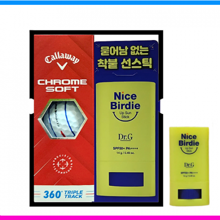 캘러웨이 크롬소프트 360 트리플트랙 3구 닥터지 선스틱세트 3pc 캘러웨이 크롬소프트 3구 썬크림 선물세트 #2