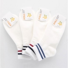 투라인 여자 단목 스포츠 양말 // 국산