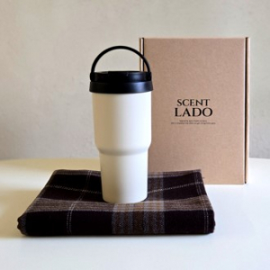 센트라도 국산 항공담요+라운드 핸들 텀블러 세트