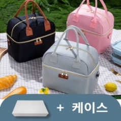 트래블요정 2단 피크닉백 보온보냉백 런치백