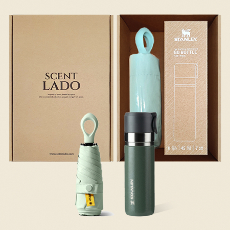 센트라도 멀티고리 5단 양우산+스탠리 고진공 슬림보틀 텀블러 세트 #4