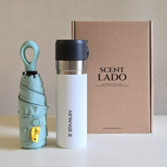 센트라도 멀티고리 5단 양우산+스탠리 고진공 슬림보틀 텀블러 세트