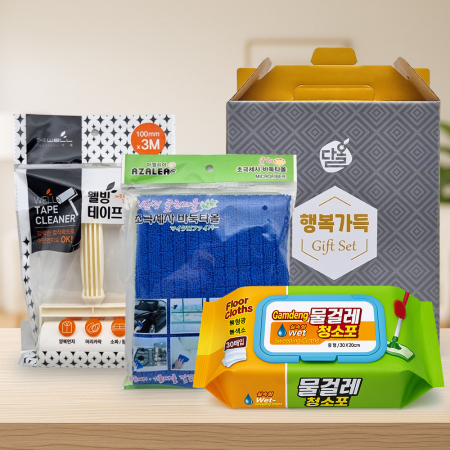 다올 스위트홈 1호세트 (청소포30매+테이프크리너+바둑타올) #2