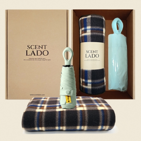 센트라도 네이처 담요+멀티고리 5단 양우산 세트 #4