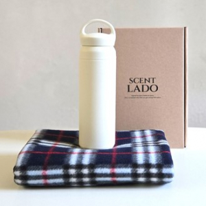 센트라도 네이처 담요+포인트 핸들 텀블러 세트