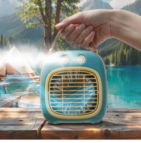 대용량 가습기+냉각 휴대용 선풍기 #2