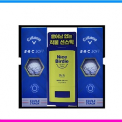 캘러웨이 erc soft 트리플트랙 6구 닥터지 (Dr.G) 선스틱 선물세트 (3pc) 선크림 선물세트