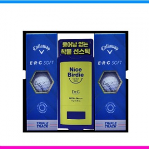 캘러웨이 erc soft 트리플트랙 6구 닥터지 (Dr.G) 선스틱 선물세트 (3pc) 선크림 선물세트