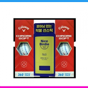 캘러웨이 크롬소프트 360 트리플트랙 6구 닥터지 (Dr.G) 선스틱 선물세트 (3pc) 선크림 선물세트