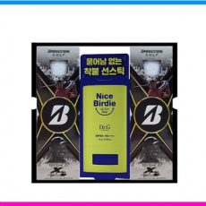브릿지스톤 tour b x 6구 닥터지 (Dr.G) 선스틱 선물세트 (3pc) 타이거 우즈 선크림 선물세트