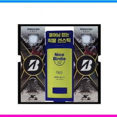 브릿지스톤 tour b x 6구 닥터지 (Dr.G) 선스틱 선물세트 (3pc) 타이거 우즈 선크림 선물세트