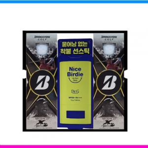 브릿지스톤 tour b x 6구 닥터지 (Dr.G) 선스틱 선물세트 (3pc) 타이거 우즈 선크림 선물세트