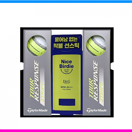 테일러메이드 투어 리스폰스 스트라이프 6구 닥터지 (Dr.G) 선스틱 선물세트 (3pc) 선크림 선물세트 #2