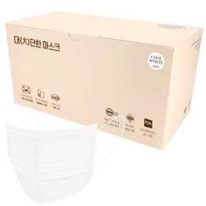 대단한마스크 특대형 빅사이즈 마스크 XXL 쿨화이트 여름용