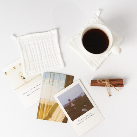 코튼앤코 거즈 티코스터B 12x12 #2