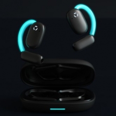 오로라에어 오픈형 이어폰 골전도 대체 무선 블루투스 LED 라이트 이어폰