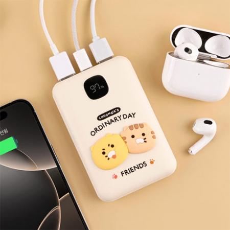 귀여운 트리플 충전 보조배터리10,000mAh #4