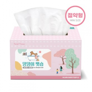 누리케어 절약형 미용티슈 250매(스티커 부착)