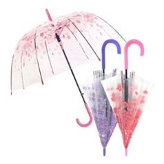 벚꽃 돔형 pvc 패션장우산(opp포장)