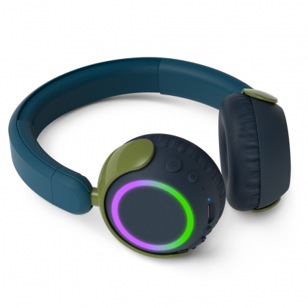 필립스 청력보호 전용어플 멀티포인트 무선 LED 블루투스 5.4 키즈 헤드폰 TAK4200 #5