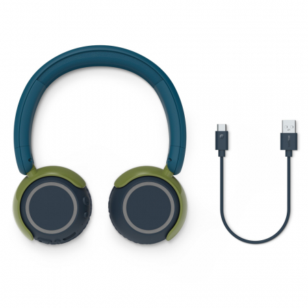 필립스 청력보호 전용어플 멀티포인트 무선 LED 블루투스 5.4 키즈 헤드폰 TAK4200 #9