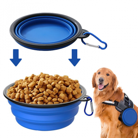 P022 펫포켓 휴대용 식기 산책 물 그릇 강아지 밥그릇 사료 폴딩 접이식 인쇄 답례품 #2