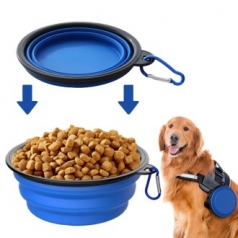P022 펫포켓 휴대용 식기 산책 물 그릇 강아지 밥그릇 사료 폴딩 접이식 인쇄 답례품