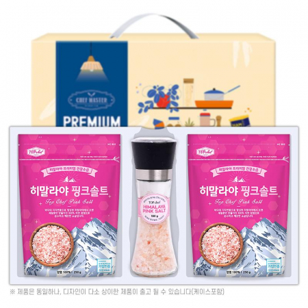 탑셰프 스텐롱핑크솔트그라인더 핑크솔트250리필2P(3종) #2