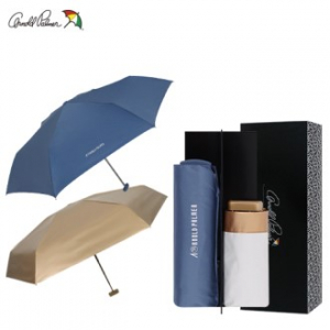 3단슬림사각파스텔 5단접이식 210T 미니 골드코팅 우양산세트(0190327)