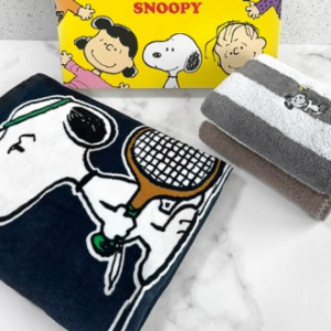 송월타월 스누피 비치&세면 기프트세트 테니스76 스폐셜에디션 비치1 멜로우스트라이프1