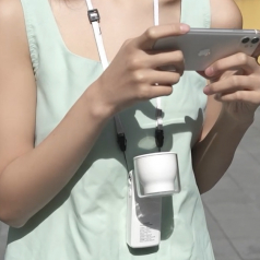 에디토 급속냉각 접이식 100단 목에거는 선풍