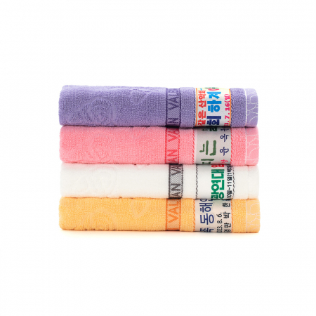 내츄럴 로즈 전사수건 1매 저렴한 세면타올 답례품 30수 130g #3