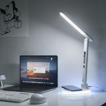 무선 충전 LED 스탠드 시계 알람 (삼성 정품 LED 사용) #6