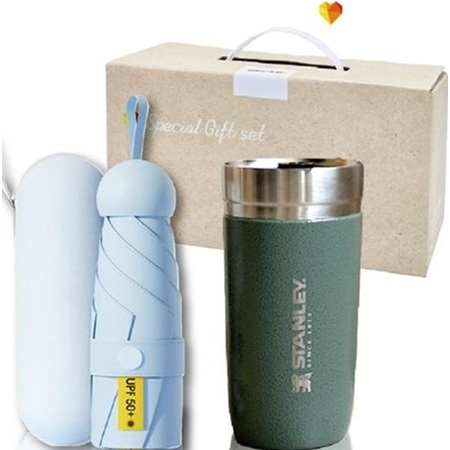 스탠리 고진공 텀블러473ml+5단 6K UV암막양우산 파우치포함 텀블러우산세트 스탠리세트 #4