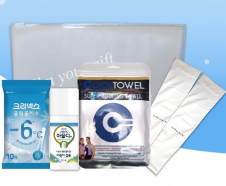 쿨링물티슈+모기약아물디액+아쿠아쿨토시1+쿨타올세트 안심생활건강 쿨링세트 #4