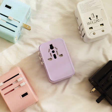 르웨이 GaN 45W 5포트 여행용 멀티 플러그 어댑터 2500W JY313 #2