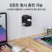 작은이미지: 르웨이 GaN 45W 5포트 여행용 멀티 플러그 어댑터 2500W JY313 #4