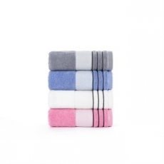 내츄럴 라인 전사 고급 세면타올 / 호텔타올 1P 30수 160g