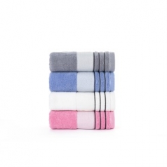 내츄럴 라인 전사 고급 세면타올 / 호텔타올 1P 30수 160g