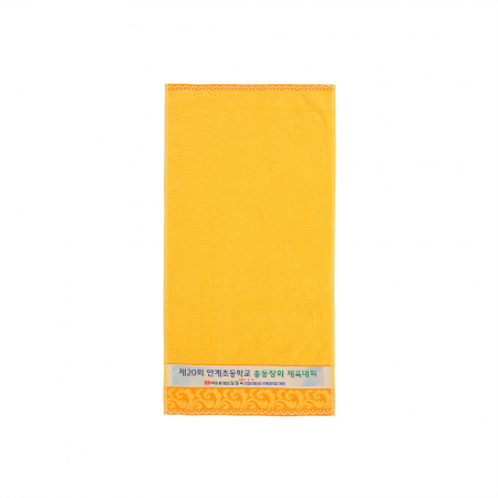 내츄럴 물결 전사 고급 일상수건 1P / 기념품 30수 160g #6