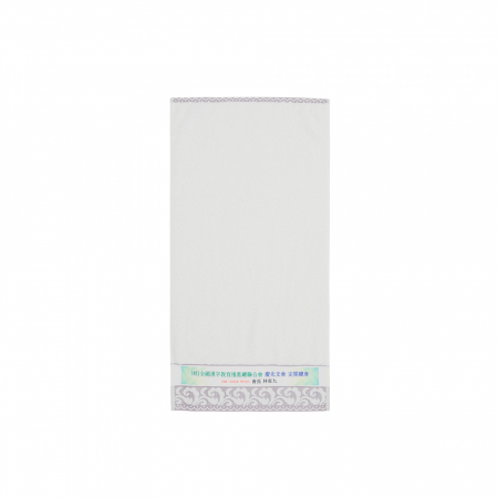 내츄럴 물결 전사 고급 일상수건 1P / 기념품 30수 160g #7