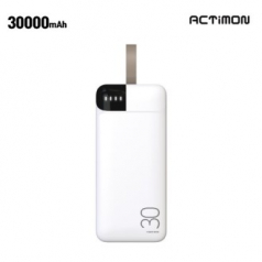 엑티몬 스트랩 LED 보조배터리30000mAh