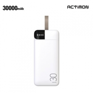 엑티몬 스트랩 LED 보조배터리30000mAh