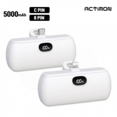 엑티몬 LCD 일체형 보조배터리5000mah
