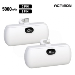 엑티몬 LCD 일체형 보조배터리5000mah