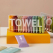 133 컬러풀 퀵드라이 두꺼운 압축 타월