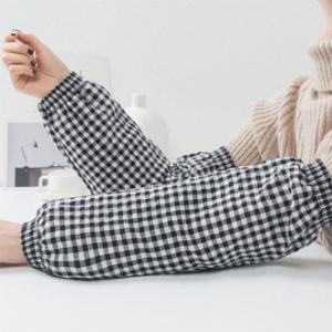 Y리빙 무드체크토시 미술 사무용 면토시