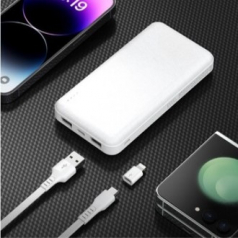 루미노 2포트 듀얼젠더 보조배터리 10000mAh 아이폰보조배터리 s24 갤럭시보조배터리 10000보조배터리 C타입 보조배터리