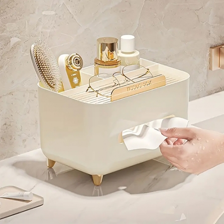 120 다기능 데스크탑 수납 정리 티슈 박스 #2