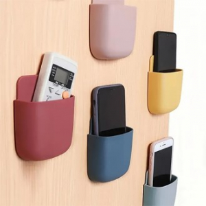 144 리모컨 및 휴대폰용 벽걸이 수납 정리함